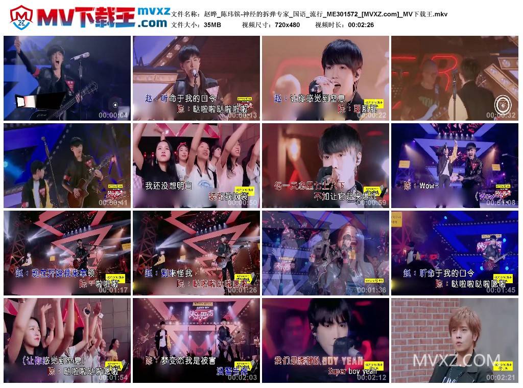 赵晔_陈玮镔-神经的拆弹专家_国语_流行_ME301572